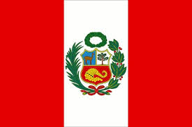 La bandera del ecuador es un paño rectangular formado por tres franjas horizontales, una superior amarilla de la mitad del alto y dos inferiores azul y roja. Bandera De Peru Con Escudo Significado De Sus Colores