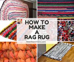 how to make a rag rug needlepointers com