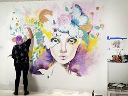 make up for ever wall mural by