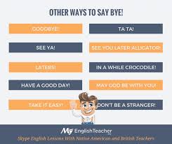 We did not find results for: Different Ways To Say Bye Bye Myenglishteacher Eu Blog