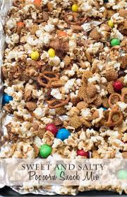 sweet and salty popcorn snack mix recipe