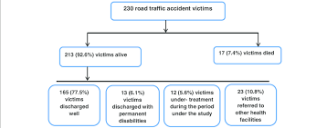 Flow Chart Showing The Clinical Outcome Of Road Traffic