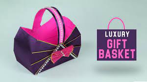 diy unique gift basket idea with paper