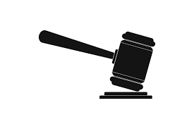 judge gavel icon simple style