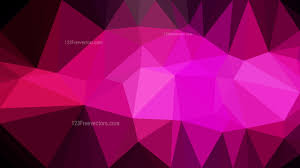 Cool Pink Low Poly Background Design