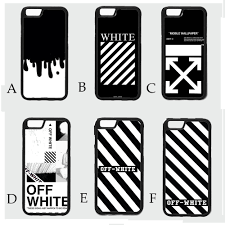 Off White Soft Rubber Phone Case For ...