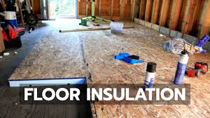 how to build a cabin floor insulation