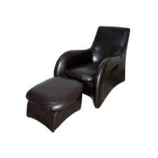solo brown sofa with separate leg rest