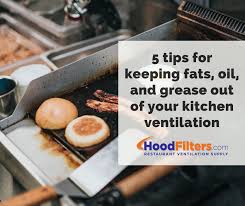 5 restaurant vent hood cleaning tips