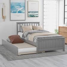 Eer Gray Twin Platform Bed With
