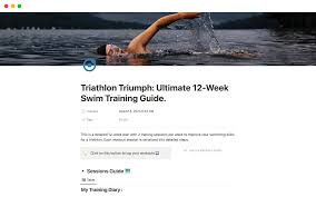 ultimate 12 week swim training guide