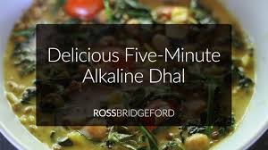 fast 5 minute alkaline dhal dinner