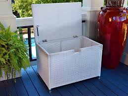 Medium Outdoor Wicker Storage Deck Box