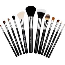 range of makeup brushes icons png