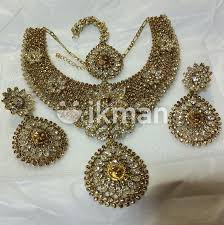 indian heavy bridal jewelry set in