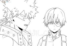 On the coloring pages my hero academia you will find your favorite characters: My Hero Academia Coloring Pages 80 Pictures Free Printable