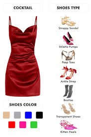 what shoes to wear with a red dress