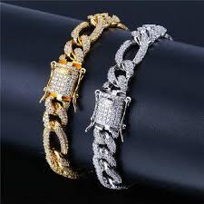 10 00 carat men hip hop bracelet craft