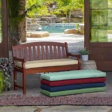 Tan Leala Outdoor Bench Seat Cushions