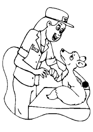 Keep your kids busy doing something fun and creative by printing out free coloring pages. Coloring Pages Veterinarian Community Helper Coloring Pages