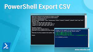 powers export csv guide to