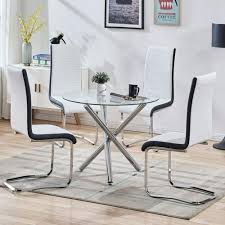 Dining Room Table Sets Round Glass