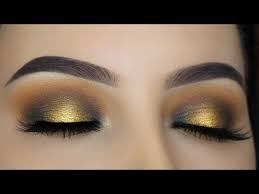 copper gold halo eye makeup tutorial