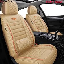 Zzooi 1 Pcs Leather Car Seat Cover For