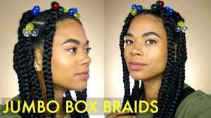 Braided hair is an incredibly popular choice for men, particularly for men of color. Diy Easy Jumbo Box Braids On Short Natural Hair Protective Style Youtube