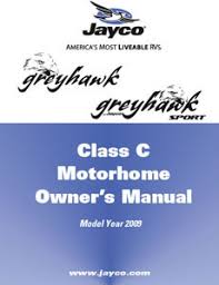 Class C Motorhome Owners Manual