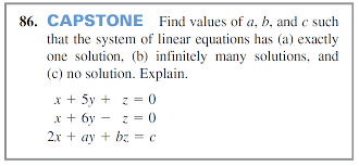 solved 86 capstone find values of a b