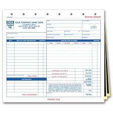 auto repair invoice designsnprint
