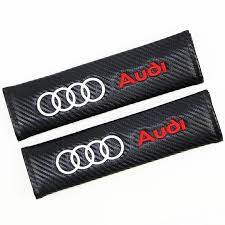 2pcs Carbon Look Embroidery Logo Seat