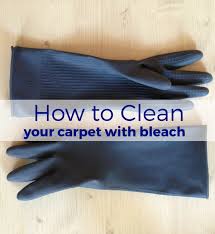 how to clean your carpet with bleach