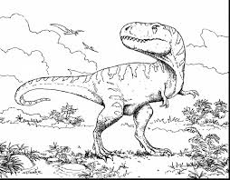 Jurassic Park T Rex Drawing At Getdrawingscom Free For Personal