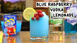 drinks with blue raspberry vodka