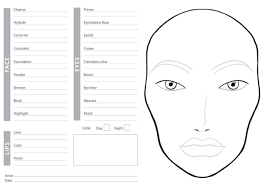 face chart images free on