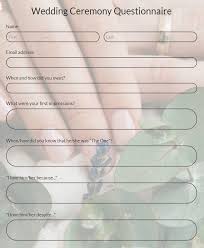 survey templates questionnaire exles
