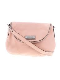 Details About Marc By Marc Jacobs Women Pink Leather Crossbody Bag One Size
