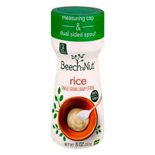beech nut se 1 rice baby cereal