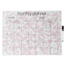 Dry Erase Monthly Calendar 12in X 16in