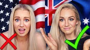 doing makeup in america vs australia