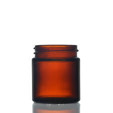 30ml Amber Glass Wide Neck Ointment Jar