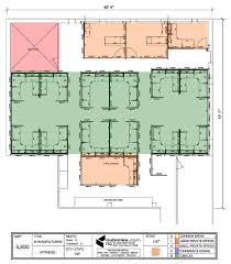 Office Layout Plan In Square Shaped