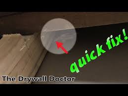 how to fix uneven drywall using a