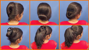 Check out these amazing buns for short hair and try them stat. 6 Different Updo Bun Hairstyles For Long And Short Hair Hairstyle Tutorial Youtube
