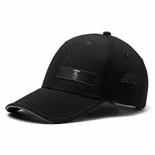 Details About Scuderia Ferrari Lifestyle Baseball Cap Hat Headwear Black Mens F1 Puma
