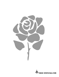 Patterns include scalable vector graphic (svg) templates and designs. Free Printable Rose Stencils Rose Stencil Stencils Printables Free Stencils
