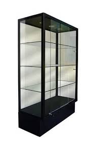 Glass Wall Display Case Sliding Doors