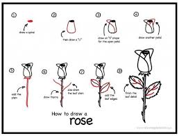 In this how to, i will be guiding you step by step in the process of learn how to draw a rose in 6 easy steps. 50 Easy Ways To Draw A Rose Learn How To Draw A Rose